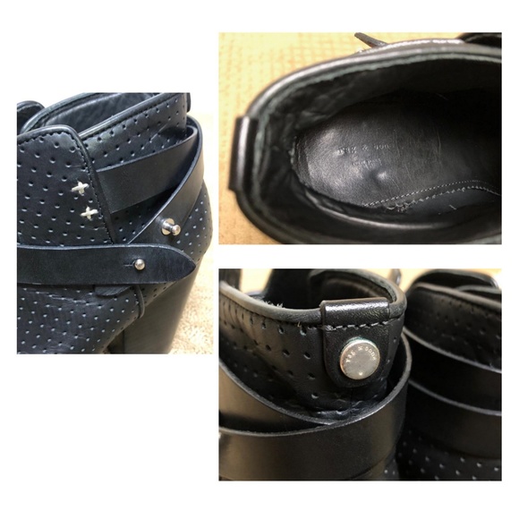 rag & bone Harrow Perforated Leather Ankle Boot 11 - Picture 8 of 8